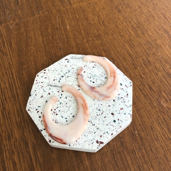 candy hoop statement earrings - Picture 2 of 3